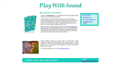 Desktop Screenshot of playwithsound.com