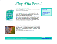 Tablet Screenshot of playwithsound.com